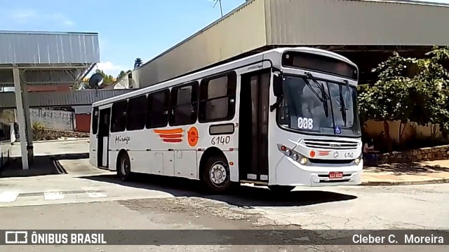 Viação Mirage 6140 na cidade de São Roque, São Paulo, Brasil, por Cleber C.  Moreira. Número da foto: #8585874.