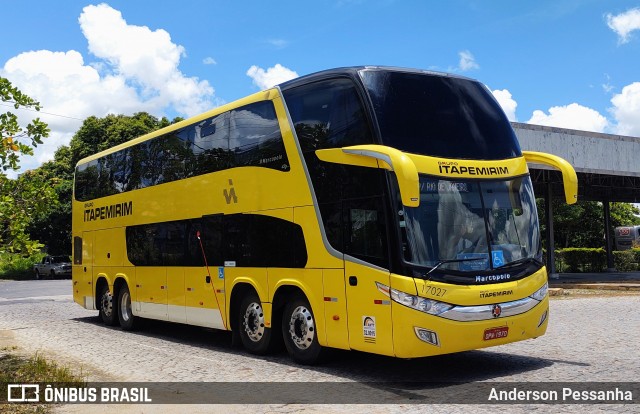 Viação Itapemirim 17027 na cidade de Campos dos Goytacazes, Rio de Janeiro, Brasil, por Anderson Pessanha. ID da foto: 8586270.