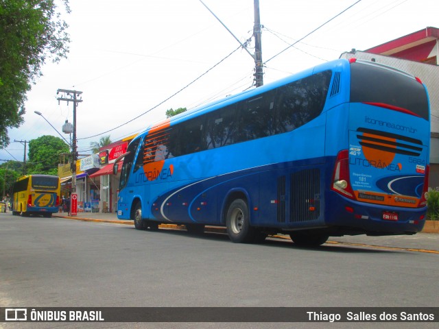 Litorânea Transportes Coletivos 5684 na cidade de Bertioga, São Paulo, Brasil, por Thiago  Salles dos Santos. ID da foto: 8583533.