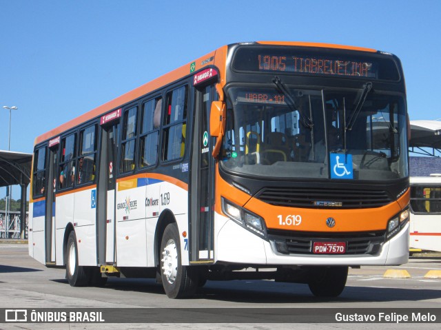 Itamaracá Transportes 1.619 na cidade de Abreu e Lima, Pernambuco, Brasil, por Gustavo Felipe Melo. ID da foto: 8585229.