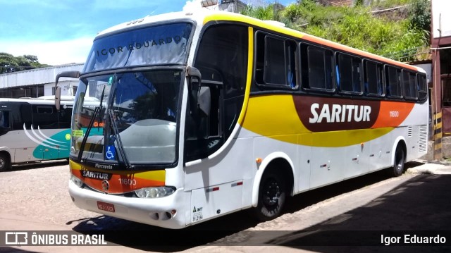 Saritur - Santa Rita Transporte Urbano e Rodoviário 11600 na cidade de Belo Horizonte, Minas Gerais, Brasil, por Igor Eduardo. ID da foto: 8584438.