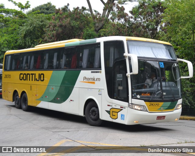 Empresa Gontijo de Transportes 21070 na cidade de São Paulo, São Paulo, Brasil, por Danilo Marcelo Silva. Número da foto: #8584561.