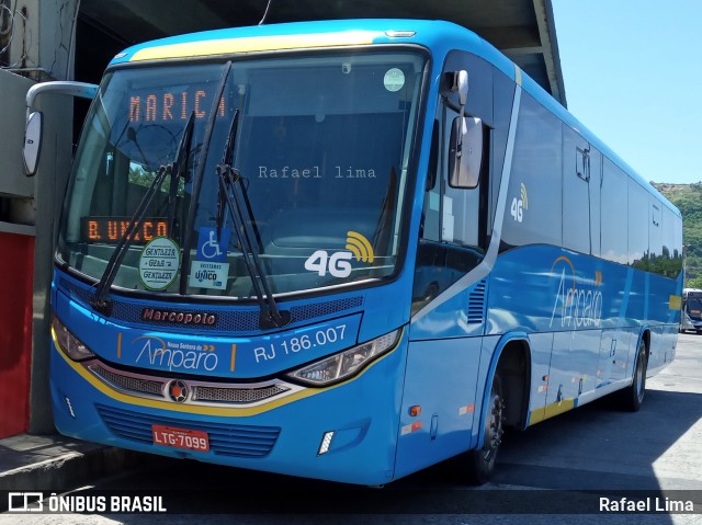 Viação Nossa Senhora do Amparo RJ 186.007 na cidade de Niterói, Rio de Janeiro, Brasil, por Rafael Lima. Número da foto: #8586028.