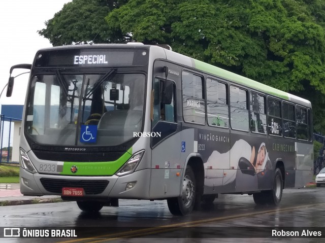 Viação Garcia 8233 na cidade de Nova Esperança, Paraná, Brasil, por Robson Alves. Número da foto: #8585880.