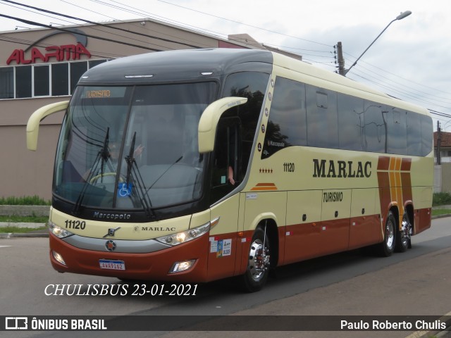 Marlac Turismo 11120 na cidade de Curitiba, Paraná, Brasil, por Paulo Roberto Chulis. ID da foto: 8585986.