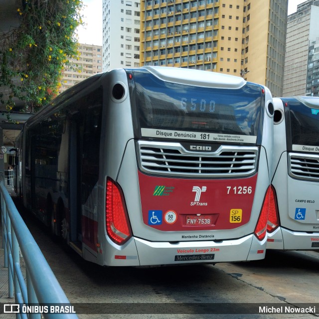 Viação Campo Belo 7 1256 na cidade de São Paulo, São Paulo, Brasil, por Michel Nowacki. Número da foto: #8585529.