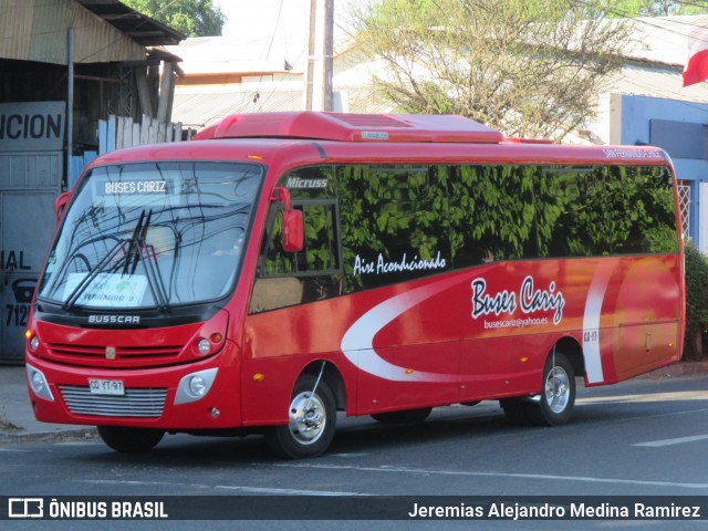 Buses Cariz  na cidade de San Fernando, Colchagua, Libertador General Bernardo O'Higgins, Chile, por Jeremias Alejandro Medina Ramirez. Número da foto: #8584844.