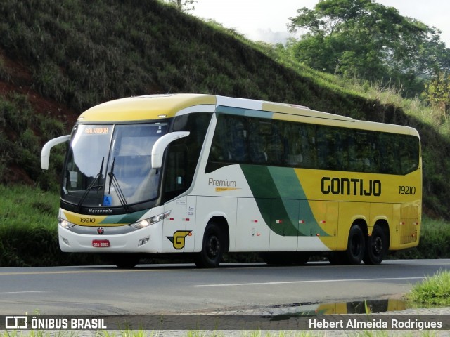 Empresa Gontijo de Transportes 19210 na cidade de Leopoldina, Minas Gerais, Brasil, por Hebert Almeida Rodrigues . Número da foto: #8585896.