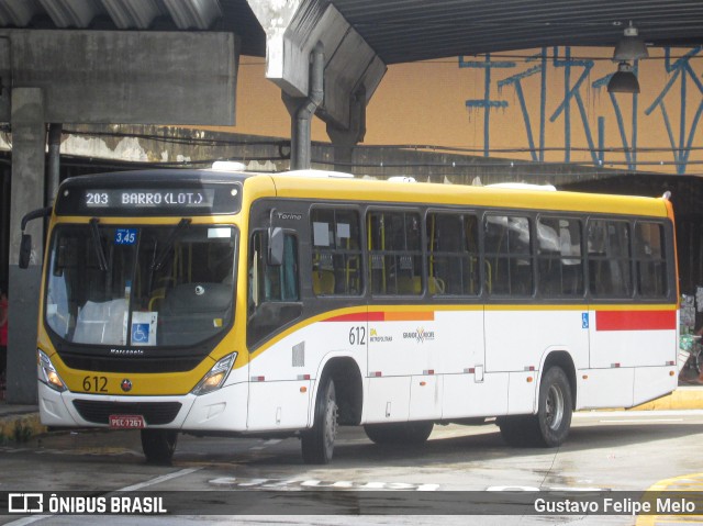 Empresa Metropolitana 612 na cidade de Recife, Pernambuco, Brasil, por Gustavo Felipe Melo. ID da foto: 8589423.