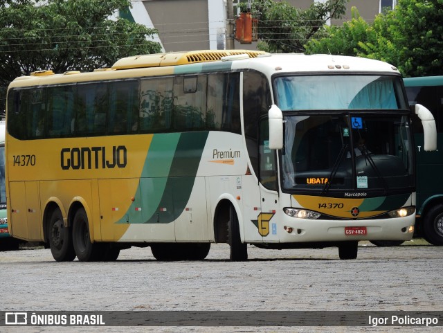 Empresa Gontijo de Transportes 14370 na cidade de Divinópolis, Minas Gerais, Brasil, por Igor Policarpo. ID da foto: 8588180.