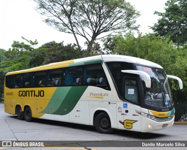 Empresa Gontijo de Transportes 18685 na cidade de São Paulo, São Paulo, Brasil, por Danilo Marcelo Silva. Número da foto: #8588712.