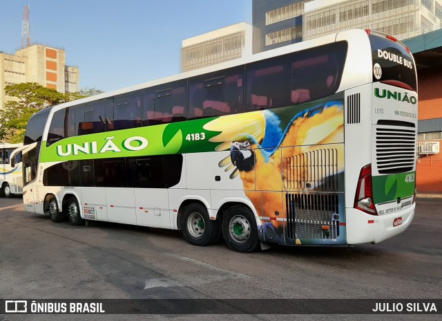 Empresa União de Transportes 4183 na cidade de Porto Alegre, Rio Grande do Sul, Brasil, por JULIO SILVA. Número da foto: #8587247.