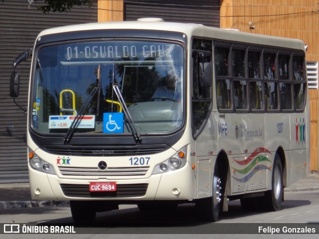 VIPE - Viação Padre Eustáquio 1207 na cidade de São Caetano do Sul, São Paulo, Brasil, por Felipe Gonzales. ID da foto: 8590179.