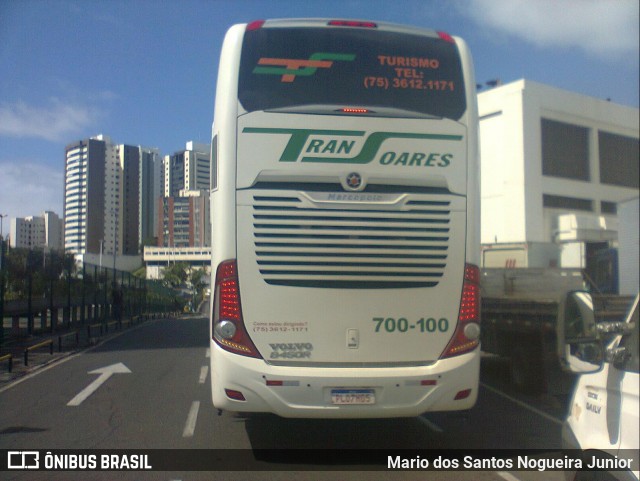 Transoares 700-100 na cidade de Salvador, Bahia, Brasil, por Mario dos Santos Nogueira Junior. Número da foto: #8586889.