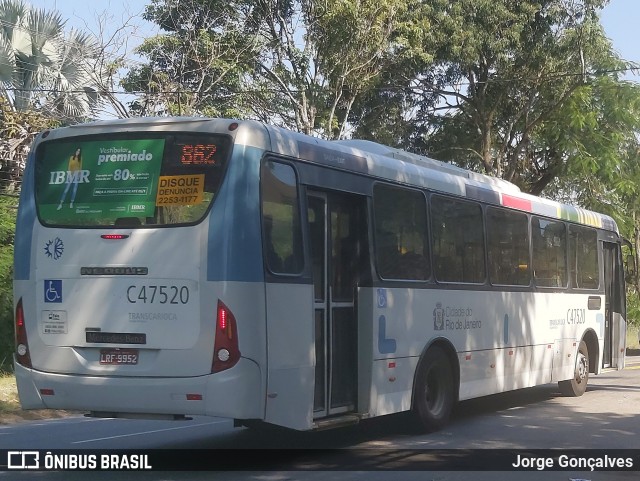 Viação Redentor C47520 na cidade de Rio de Janeiro, Rio de Janeiro, Brasil, por Jorge Gonçalves. Número da foto: #8588552.