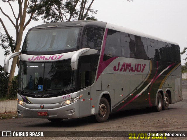 Viação Jam Joy 7711 na cidade de Teresina, Piauí, Brasil, por Glauber Medeiros. Número da foto: #8587893.