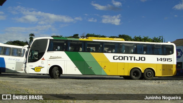 Empresa Gontijo de Transportes 14915 na cidade de Teófilo Otoni, Minas Gerais, Brasil, por Juninho Nogueira. ID da foto: 8589721.