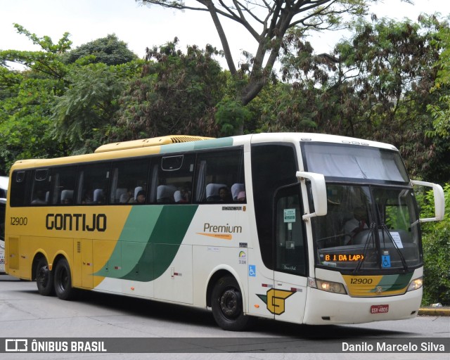 Empresa Gontijo de Transportes 12900 na cidade de São Paulo, São Paulo, Brasil, por Danilo Marcelo Silva. ID da foto: 8589658.