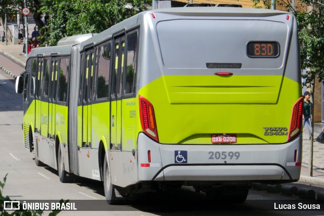 Viação Torres 20599 na cidade de Belo Horizonte, Minas Gerais, Brasil, por Lucas Sousa. ID da foto: 8589765.