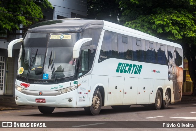 Eucatur - Empresa União Cascavel de Transportes e Turismo 4721 na cidade de Toledo, Paraná, Brasil, por Flávio Oliveira. ID da foto: 8588932.