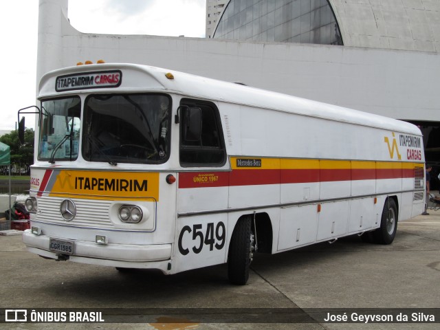 Viação Itapemirim C549 na cidade de São Paulo, São Paulo, Brasil, por José Geyvson da Silva. Número da foto: #8589847.