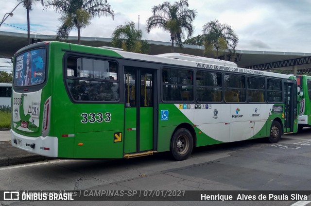 VB Transportes e Turismo 3333 na cidade de Campinas, São Paulo, Brasil, por Henrique Alves de Paula Silva. Número da foto: #8590287.