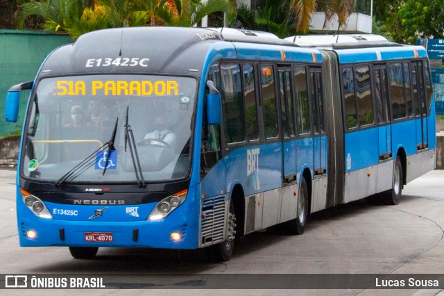 Transportes Barra E13425C na cidade de Rio de Janeiro, Rio de Janeiro, Brasil, por Lucas Sousa. ID da foto: 8588625.