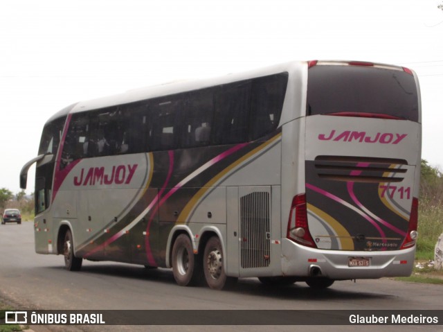 Viação Jam Joy 7711 na cidade de Teresina, Piauí, Brasil, por Glauber Medeiros. Número da foto: #8587891.