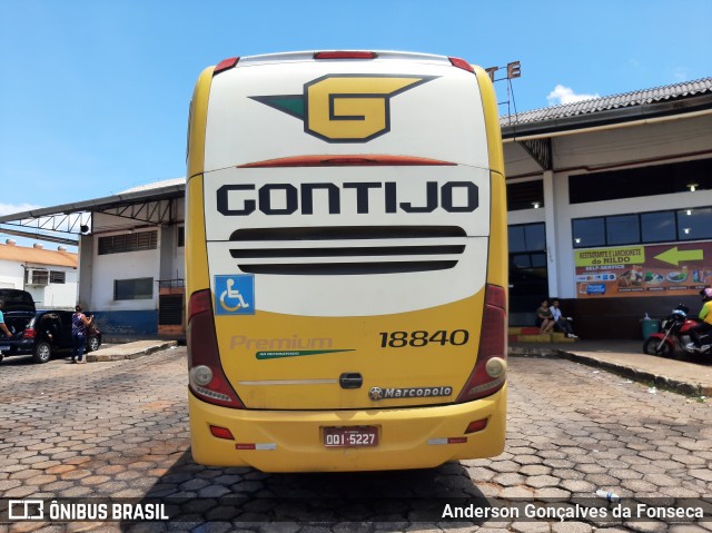 Empresa Gontijo de Transportes 18840 na cidade de Várzea Grande, Mato Grosso, Brasil, por Anderson Gonçalves da Fonseca. ID da foto: 8589954.