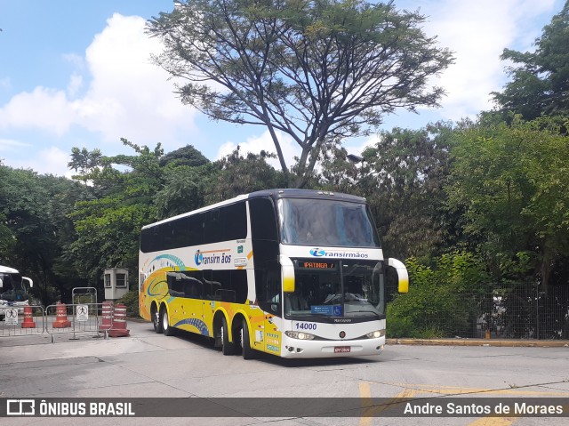 Transirmãos Turismo 14000 na cidade de São Paulo, São Paulo, Brasil, por Andre Santos de Moraes. Número da foto: #8588956.