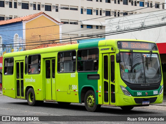 TransPremium 01504 na cidade de Teresina, Piauí, Brasil, por Ruan Silva Andrade. Número da foto: #8590549.