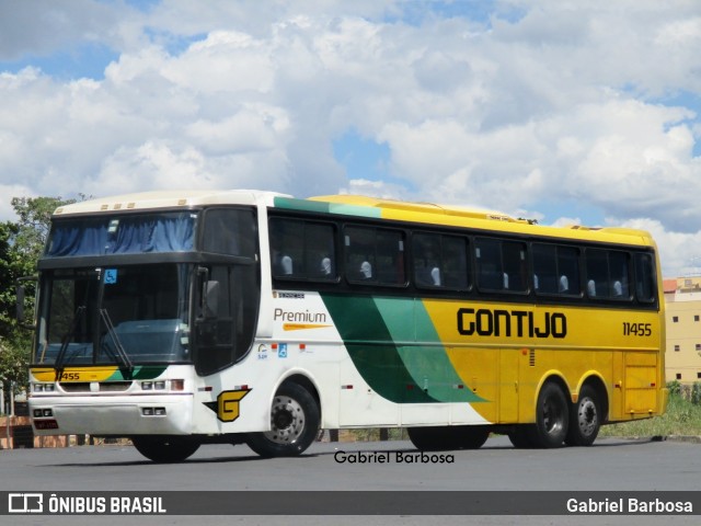 Empresa Gontijo de Transportes 11455 na cidade de Montes Claros, Minas Gerais, Brasil, por Gabriel Barbosa. ID da foto: 8593203.