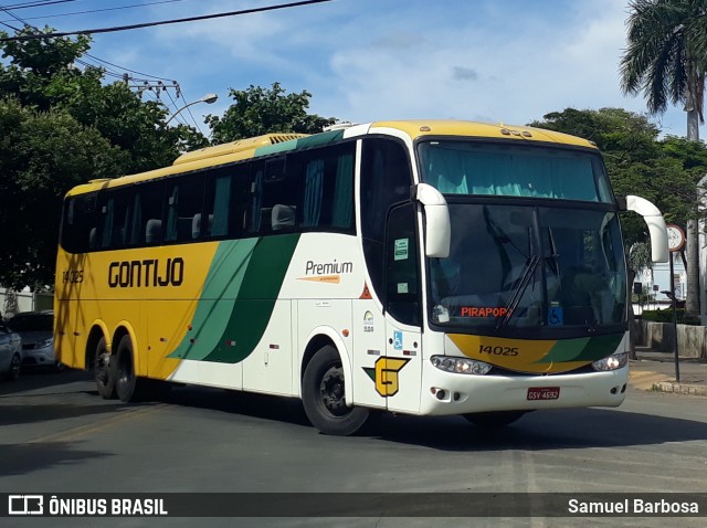 Empresa Gontijo de Transportes 14025 na cidade de Curvelo, Minas Gerais, Brasil, por Samuel Barbosa. ID da foto: 8592616.