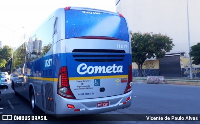 Viação Cometa 11217 na cidade de Belo Horizonte, Minas Gerais, Brasil, por Vicente de Paulo Alves. ID da foto: 8591065.