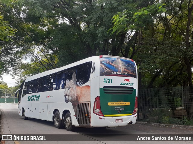 Eucatur - Empresa União Cascavel de Transportes e Turismo 4731 na cidade de São Paulo, São Paulo, Brasil, por Andre Santos de Moraes. ID da foto: 8590638.