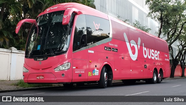 Buser Brasil Tecnologia 3679 na cidade de Belo Horizonte, Minas Gerais, Brasil, por Luiz Silva. Número da foto: #8592922.