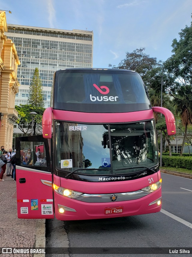 Buser Brasil Tecnologia 31 na cidade de Belo Horizonte, Minas Gerais, Brasil, por Luiz Silva. Número da foto: #8592931.