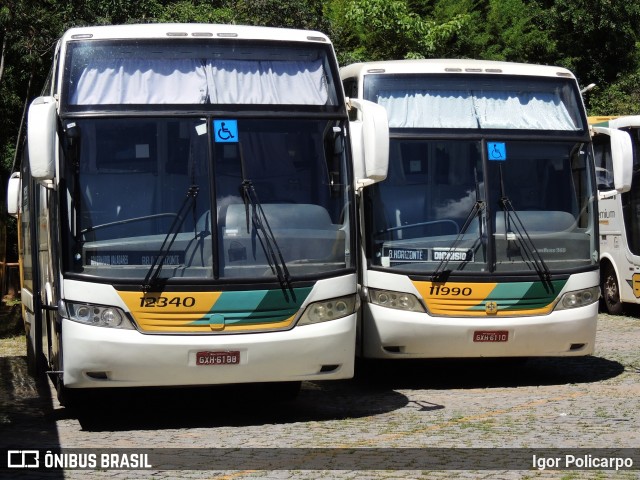 Empresa Gontijo de Transportes 12340 na cidade de Belo Horizonte, Minas Gerais, Brasil, por Igor Policarpo. ID da foto: 8593283.