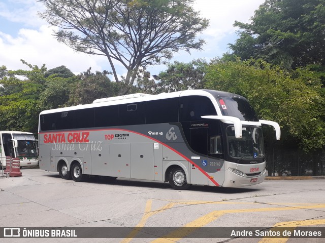 Viação Santa Cruz 235140 na cidade de São Paulo, São Paulo, Brasil, por Andre Santos de Moraes. ID da foto: 8590640.