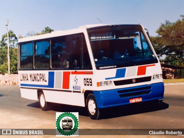 SOGIL - Sociedade de Ônibus Gigante Ltda. 059 na cidade de Gravataí, Rio Grande do Sul, Brasil, por Cláudio Roberto. ID da foto: 8592567.