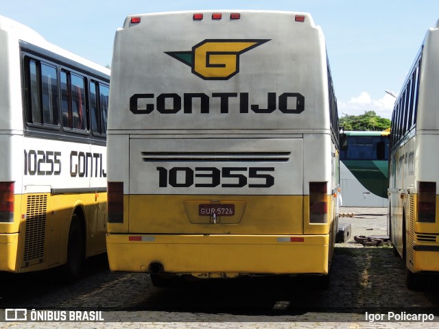 Empresa Gontijo de Transportes 10355 na cidade de Belo Horizonte, Minas Gerais, Brasil, por Igor Policarpo. ID da foto: 8592578.