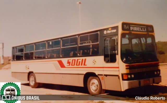 SOGIL - Sociedade de Ônibus Gigante Ltda. 154 na cidade de Gravataí, Rio Grande do Sul, Brasil, por Cláudio Roberto. ID da foto: 8595525.