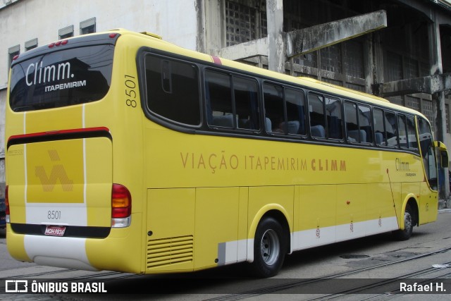 Viação Itapemirim 8501 na cidade de Rio de Janeiro, Rio de Janeiro, Brasil, por Rafael H.. ID da foto: 8595589.