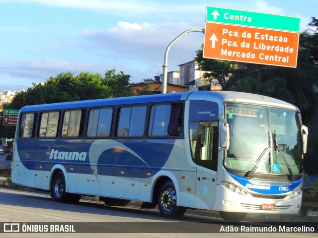 Viação Itaúna 1780 na cidade de Belo Horizonte, Minas Gerais, Brasil, por Adão Raimundo Marcelino. ID da foto: 8596388.