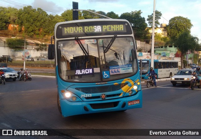 Viação Satélite 25313 na cidade de Cariacica, Espírito Santo, Brasil, por Everton Costa Goltara. Número da foto: #8595013.