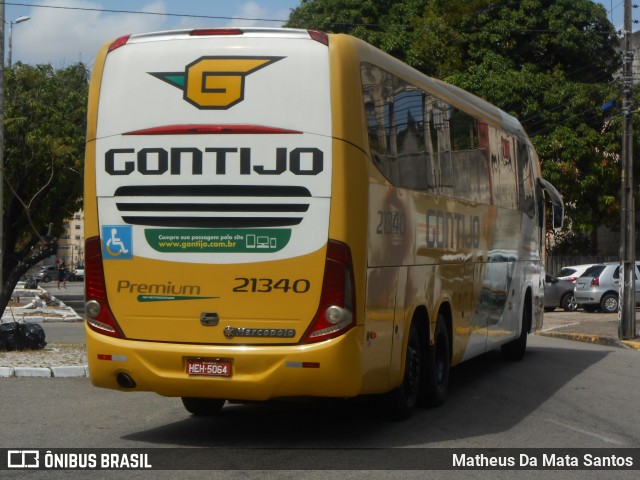Empresa Gontijo de Transportes 21340 na cidade de Fortaleza, Ceará, Brasil, por Matheus Da Mata Santos. Número da foto: #8595095.