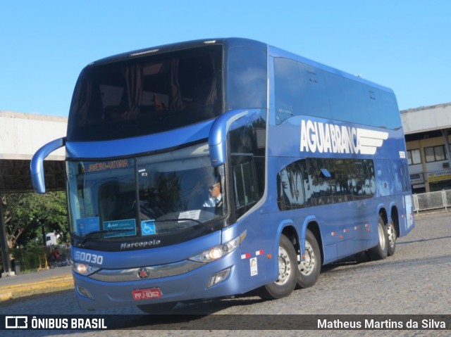 Viação Águia Branca 50030 na cidade de Campos dos Goytacazes, Rio de Janeiro, Brasil, por Matheus Martins da Silva. Número da foto: #8595244.