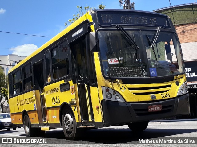 Viação Sul Fluminense 1246 na cidade de Volta Redonda, Rio de Janeiro, Brasil, por Matheus Martins da Silva. Número da foto: #8595145.