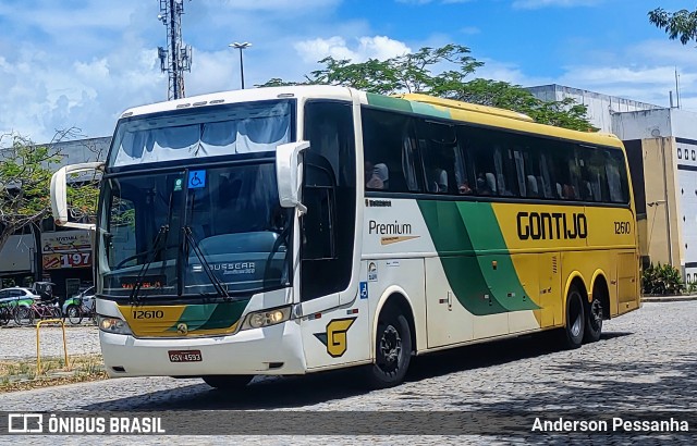 Empresa Gontijo de Transportes 12610 na cidade de Campos dos Goytacazes, Rio de Janeiro, Brasil, por Anderson Pessanha. ID da foto: 8594629.