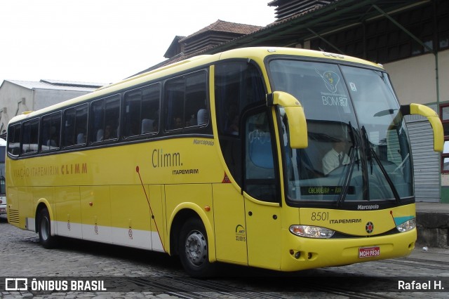 Viação Itapemirim 8501 na cidade de Rio de Janeiro, Rio de Janeiro, Brasil, por Rafael H.. Número da foto: #8595590.